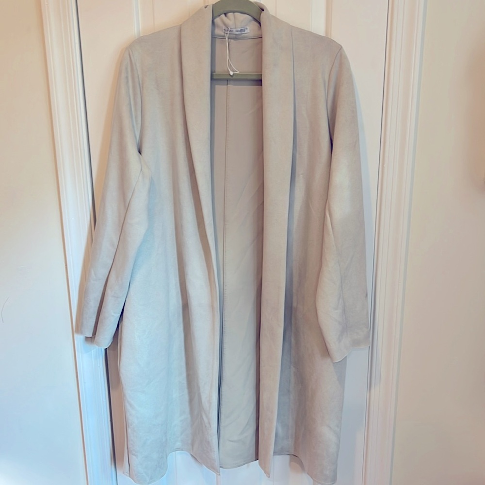 Faux sued zara duster